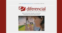 Desktop Screenshot of diferencialpesquisa.com.br