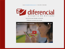 Tablet Screenshot of diferencialpesquisa.com.br